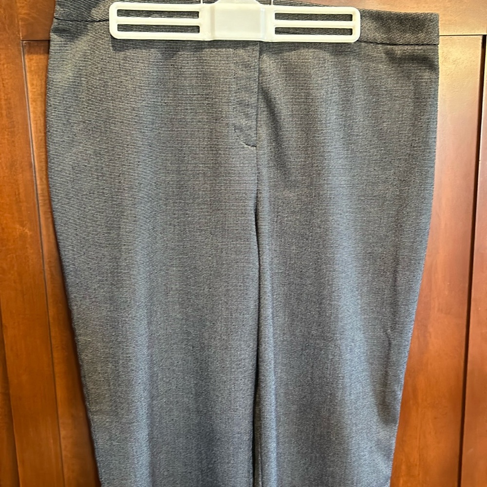Croft and barrow 14 short black-and-white houndstooth slacks